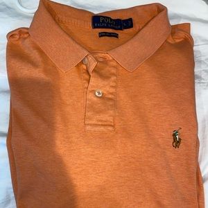 Orange soft polo